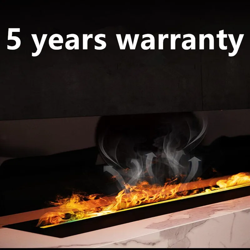 

5 Years Warranty 150 CM Steam 3d Chimney Water Vapor Electric Fireplace Stoves