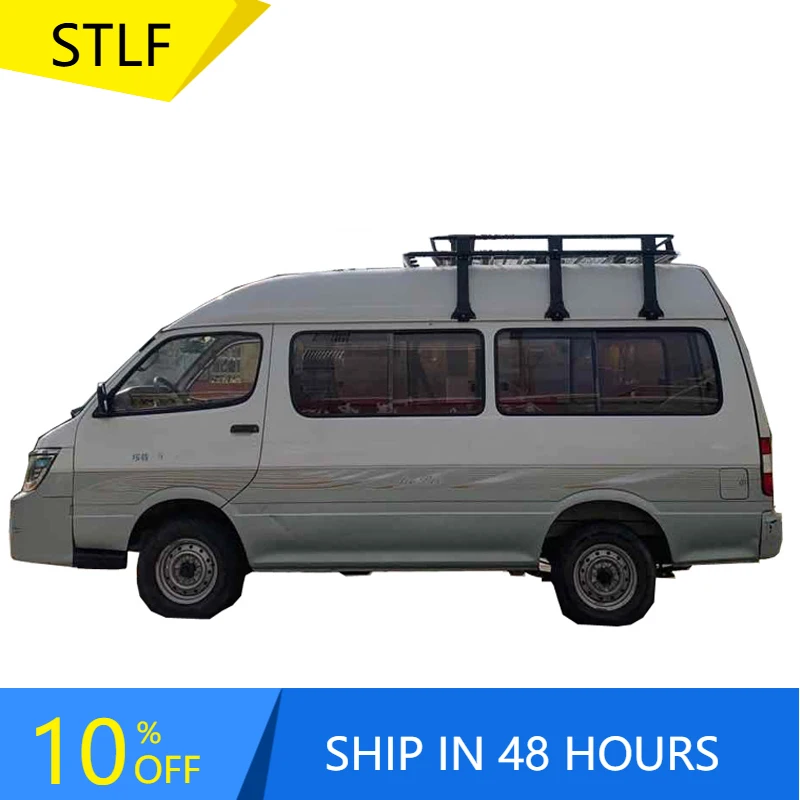 

STLFUniversal Car Accessories Black Steel 4x4 Roof Racks for Hiace Roof Racks Car Cargo Carrier Luggage Basket