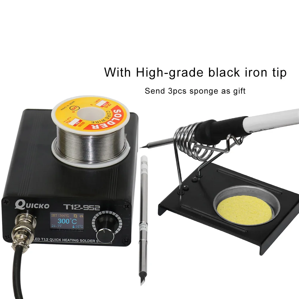 

T12 STC OLED soldering station electronic welding iron 2019 New version Digital Soldering Iron T12-952 with T12 handle