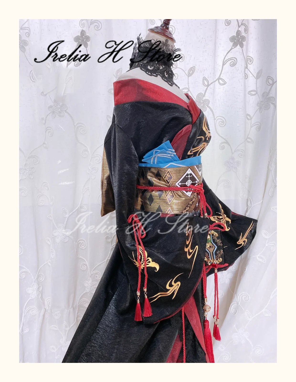 Irelia H Yotsuyu from FF14 Costume Final Fantasy XIV Yotsuyu goe Brutus Cosplay Costume kimono high quality version