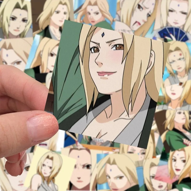 

54 Anime Naruto Tsunade Cartoon Creative DIY Stickers Fashion Personalized Waterproof Mobile Phone Notebook Decoration Stickers