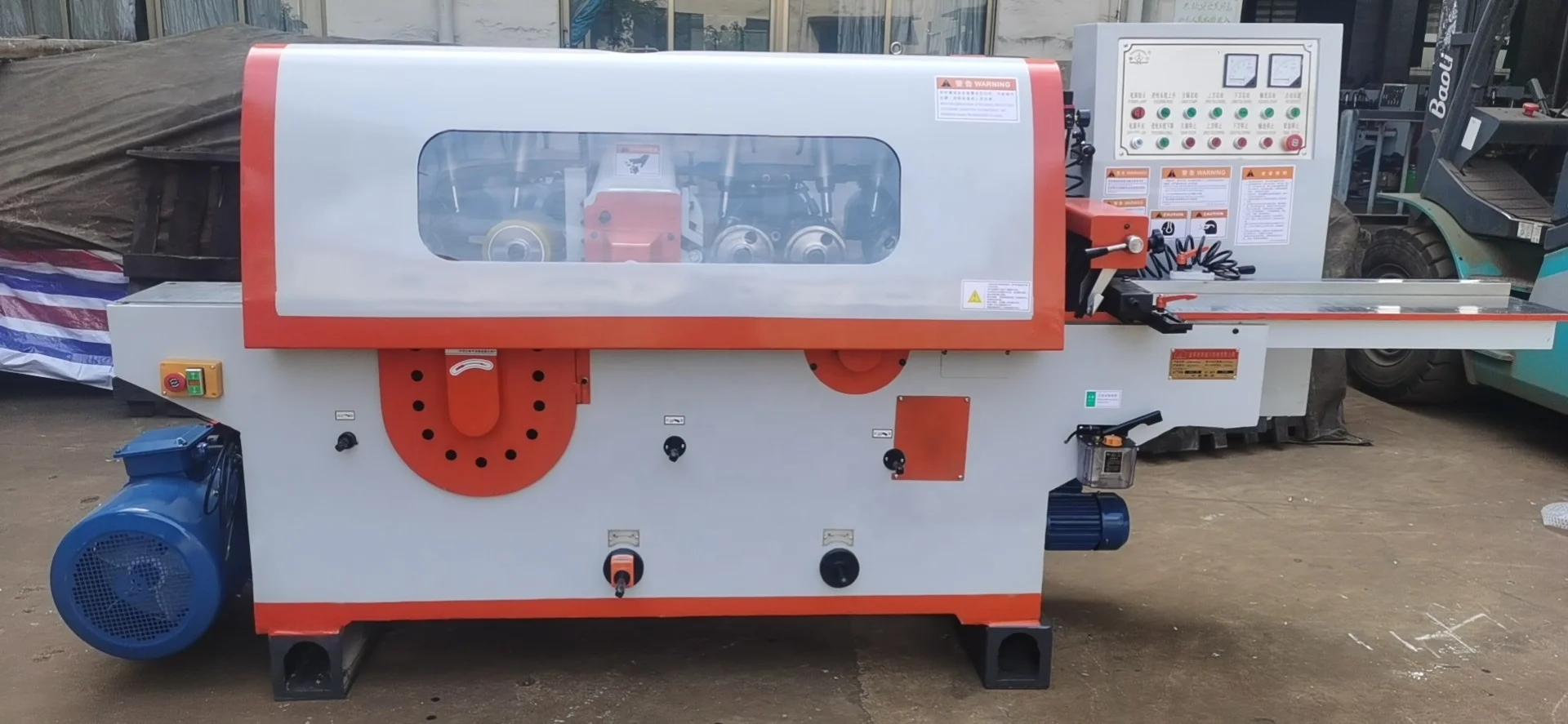 Wood Timber Woodworking Combined Multifunction Multiple Planer Cutter Multi Blade Rip Table Saw Ripsaw Sawing Cutting Machine