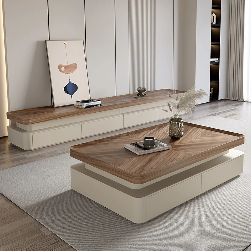 

ТВ-шкаф, журнальный столик, комбинация гостиной, домашний напольный журнальный столик, комбинация ТВ-шкафа в стиле ретро