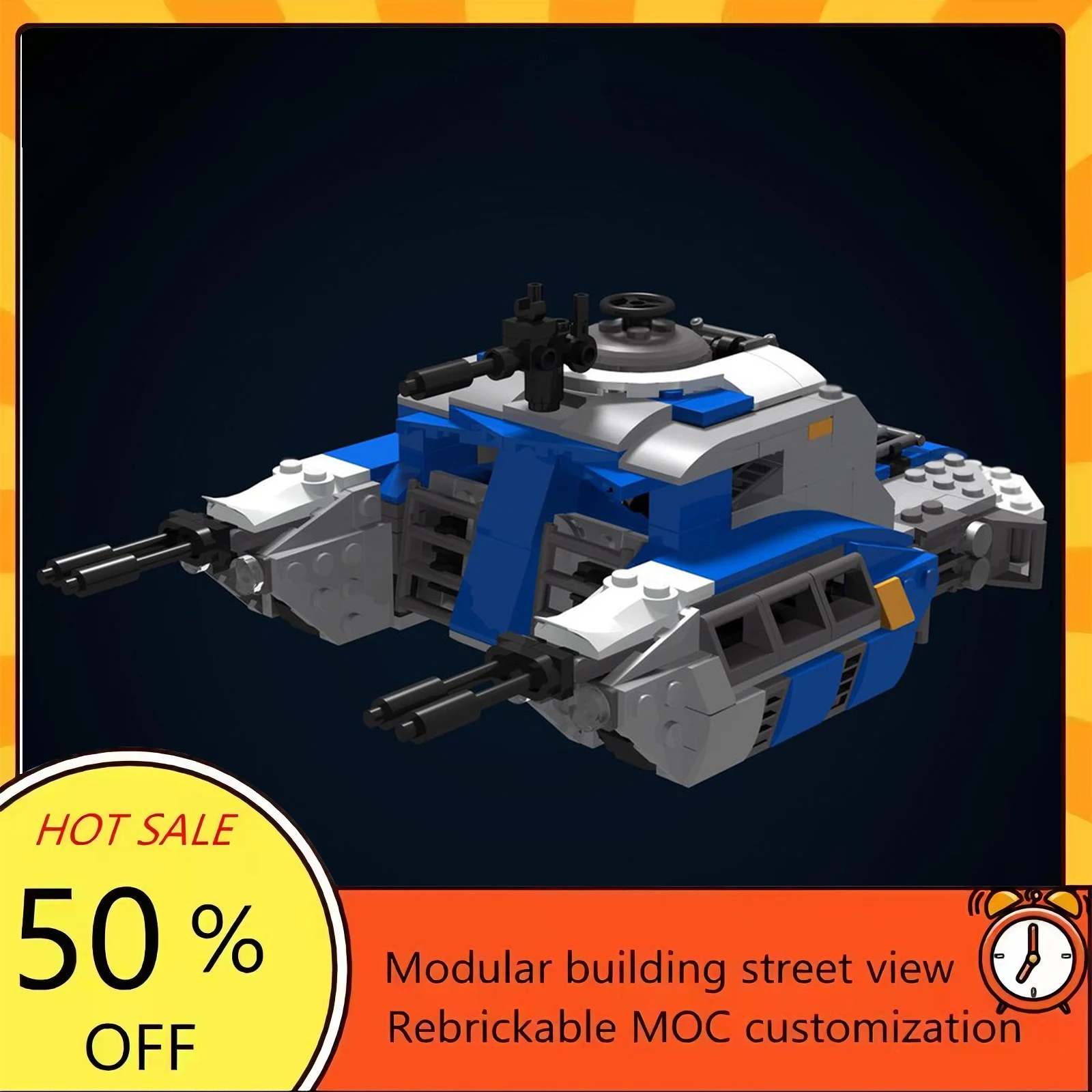 

420PCS Popular Space War Movie Model MOC Building Bricks Spaceship Modular Technology Gifts Holiday Assemble Children Toy Suit