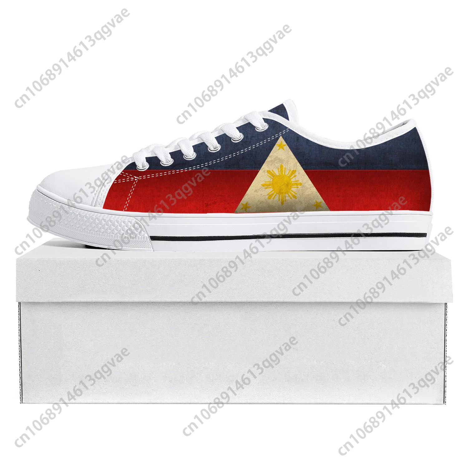 Philippines Flag Low Top High Quality Sneakers Mens Womens Teenager Canvas Sneaker Prode Casual Couple Shoes Custom Shoe