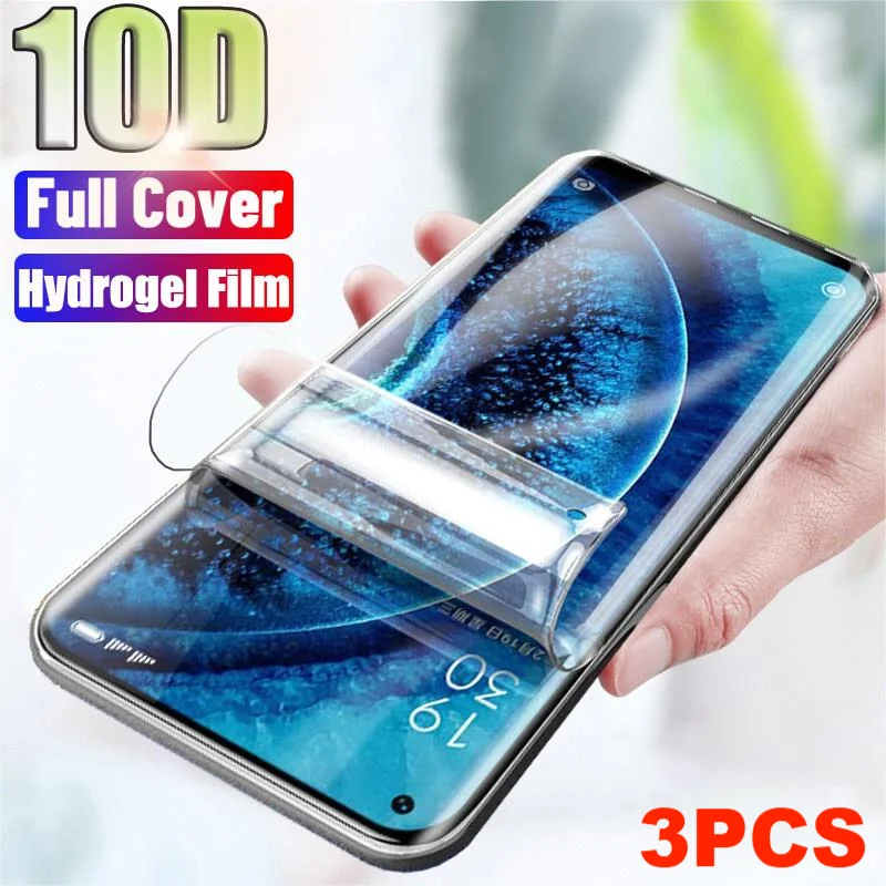 Гидрогелевая пленка для Oppo Reno6 Reno5 Reno4 Z F K Lite SE Reno3 Pro 4G 5G, защитная пленка для экрана телефона Reno 2Z, 3 шт.