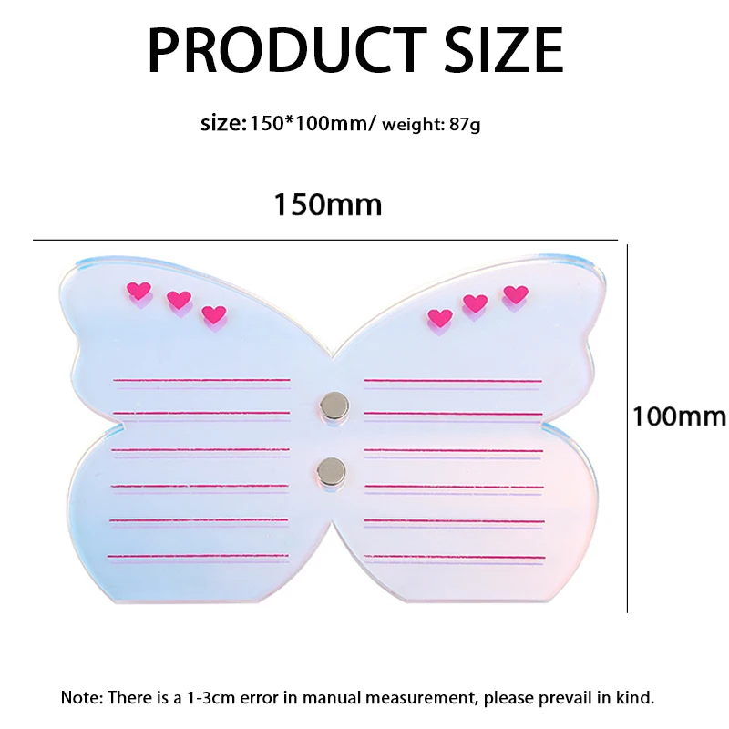 Acrylic Eyelash Extension Tool Grafted Eyelashes Holder Colorful Pallet With Magnetic Suction Scale Plate Lash Makeup Tools