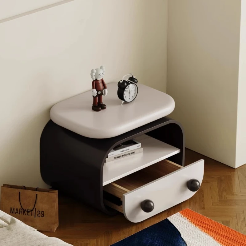 Creative bedside table dopamine children boy personality senior sense bedroom home small shelf design sense