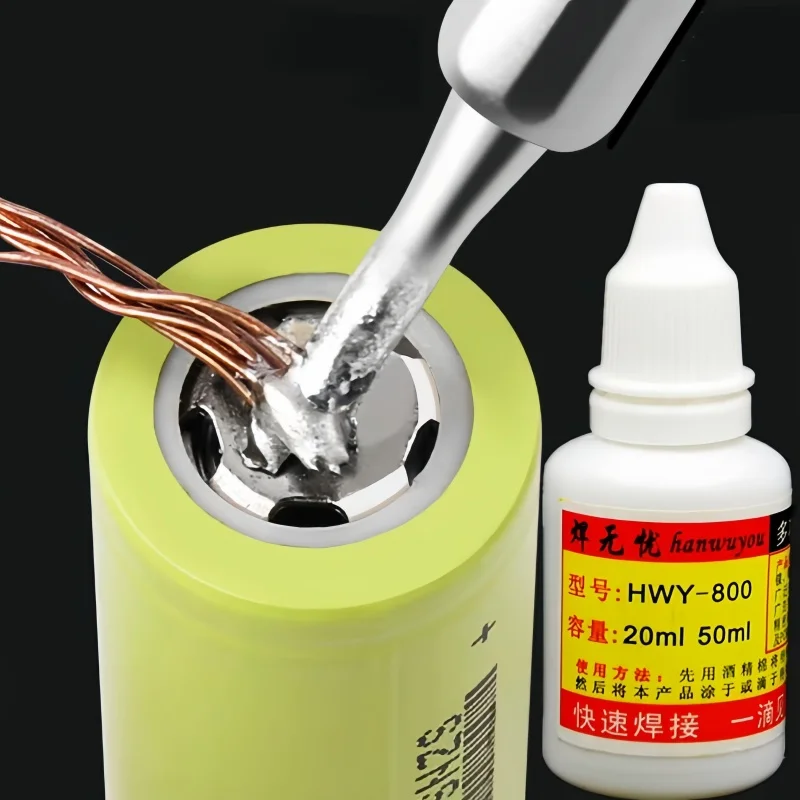 

20/50ML Liquid Flux Safe Non Toxic Soldering Flux Liquid Welding Tool For Battery Precision Circuit Board Nickel Zinc