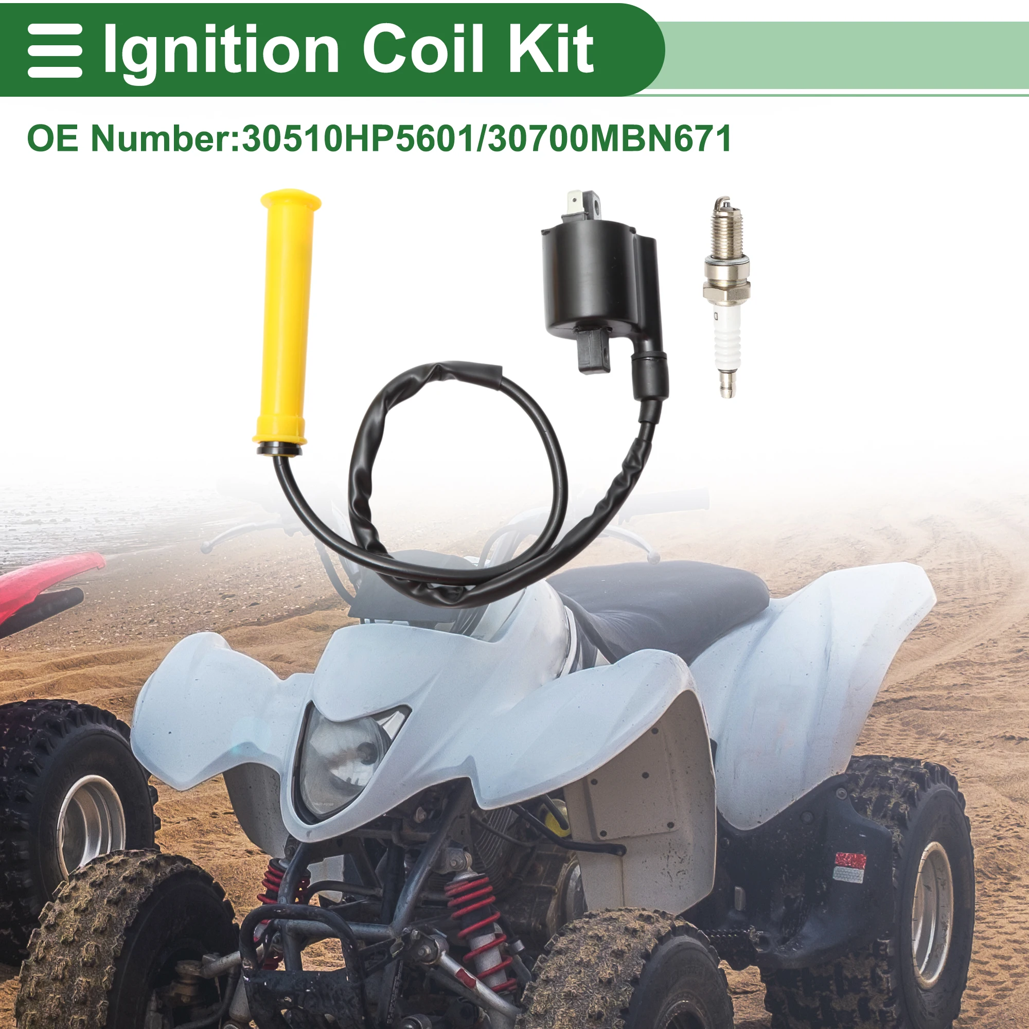 

UXCELL Ignition Coil for Honda ATV TRX420FPA 2009-2013 No.30510HP5601/30700MBN671 1 Set