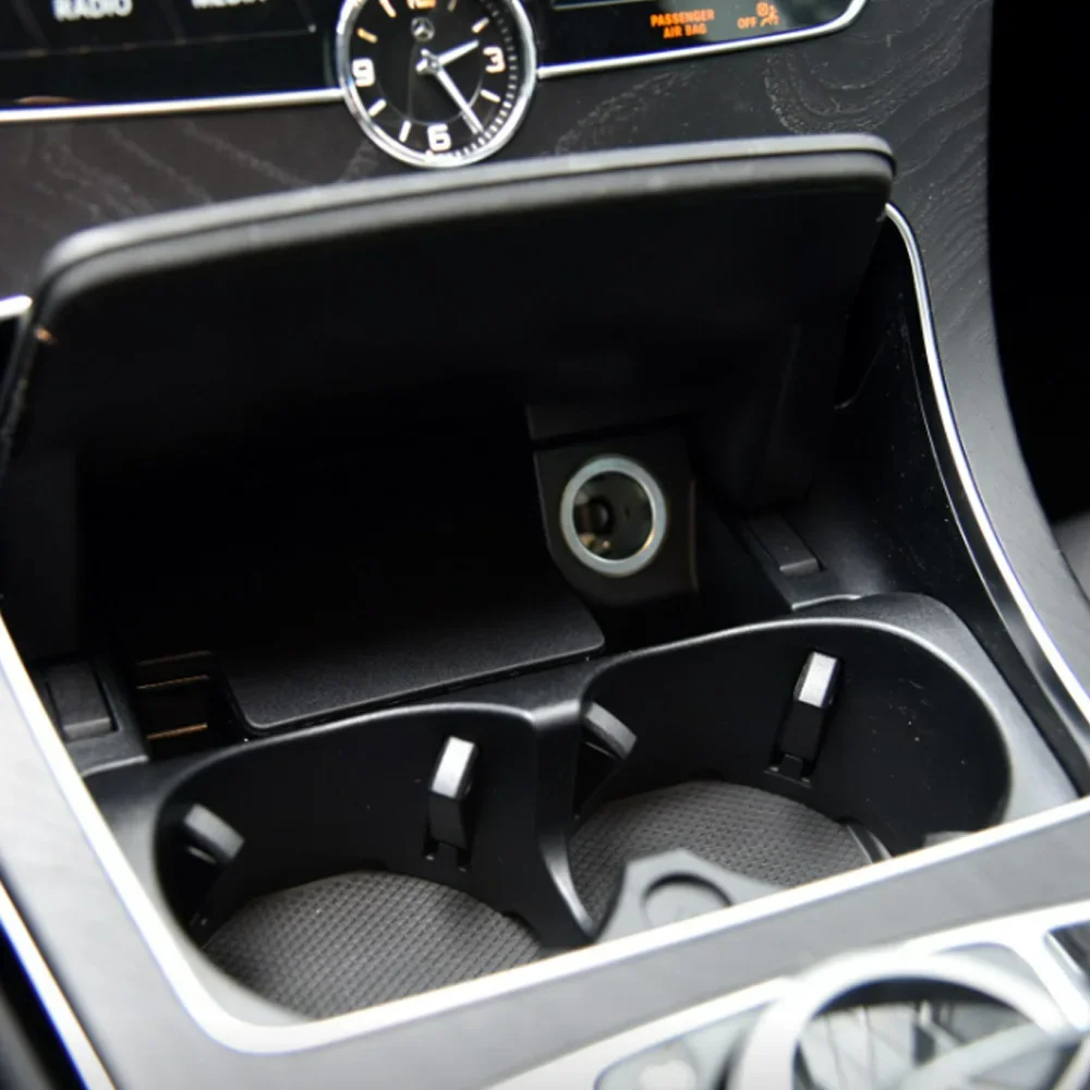 Car Center Console Insert Drinks Water Cup Holder For Mercedes Benz C E GLC V G Class EQC W205 W213 W253 W447 W448 2056800691