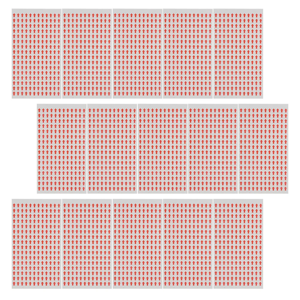 Autocollants de mise en garde d'étiquette de expédi, réparation d'usine, iode, indicateur de flèche, marque d'entrepôt, papier de direction pour les étiquettes de magasin, 60 feuilles