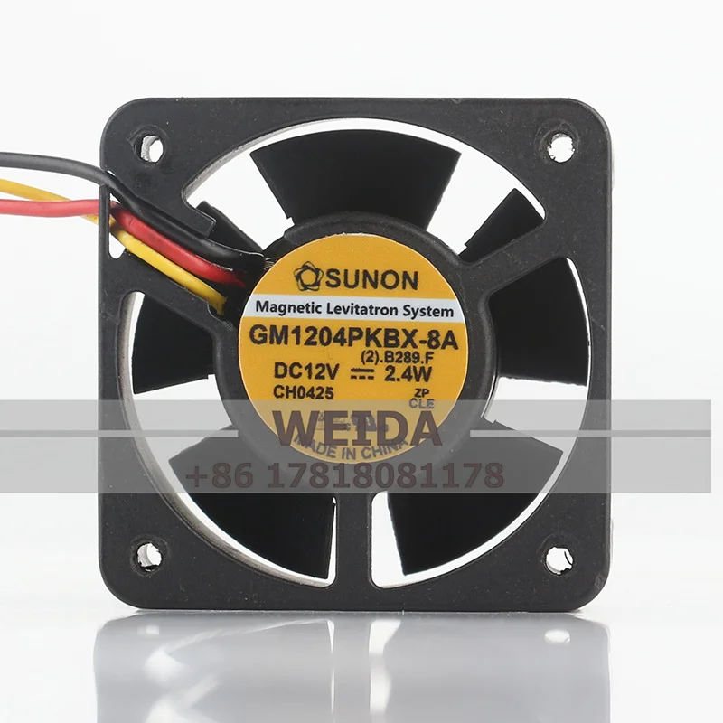 Original SUNON GM1204PKBX-8A/ GM1204PKVX-8A DC12V 2.4W 40*40*20MM 2/3 lines axial flow heat fan