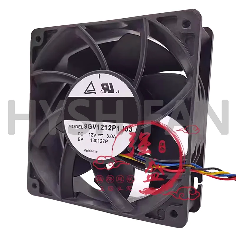 9GV1212P1J03 New Original 12V 3.0A 12038 4-wire Ultra-violent PWM Cooling Fan