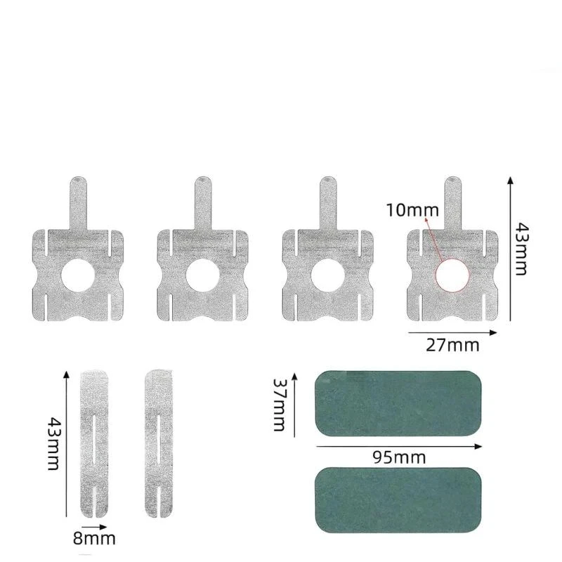 New·8Pcs Repair Accessories Spot Welding Connection Nickel Sheet For DIY 18650 Lithium Battery Pack Nickel Tabs