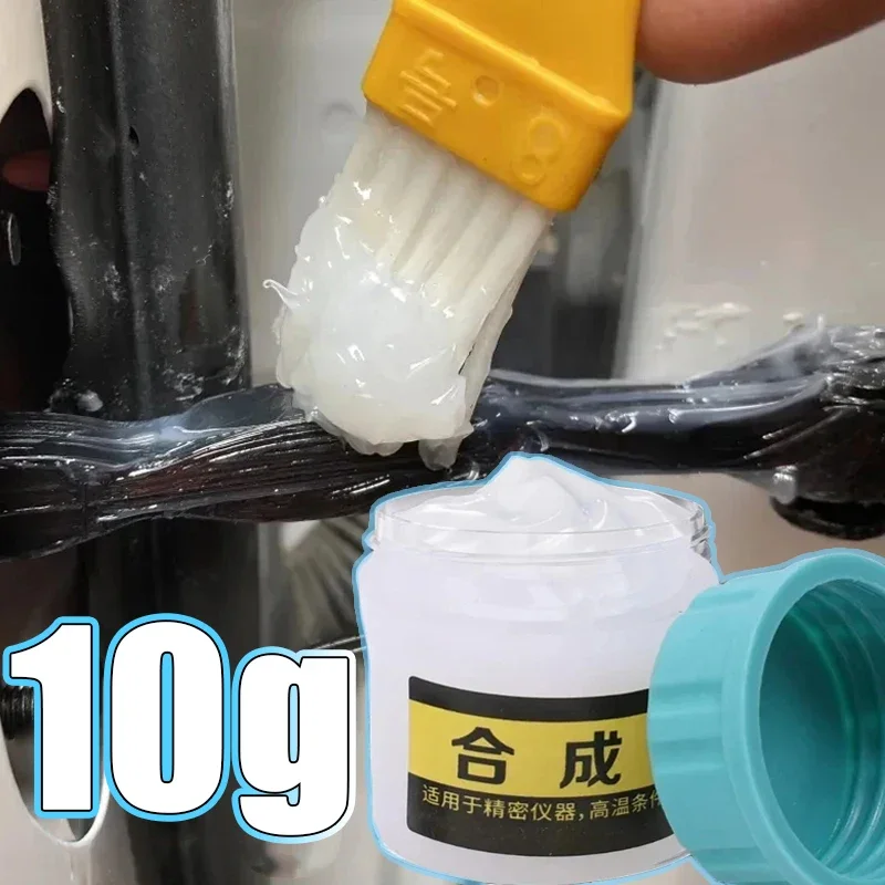 White Synthetic Grease Lubricating Oil Car Sunroof Door Keypad Satellite Shaft Rail Gear Bearing Mechanical O-ring Silicone Oil