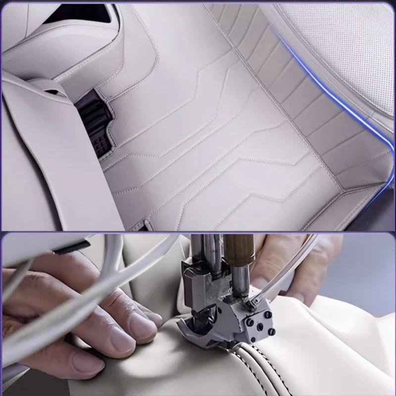 مخصص نابا الجلود سيارة القدم حماية حصيرة ل AVATR 12 2024-الحاضر السيارات المضادة للانزلاق الفاخرة مقاوم للماء وسادة أرضية ملحق