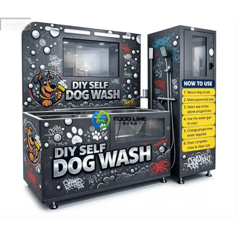 Anti-Rust Stainless Steel Self-Service Dog Wash Machine High Quality Pet Grooming Bath Equipment