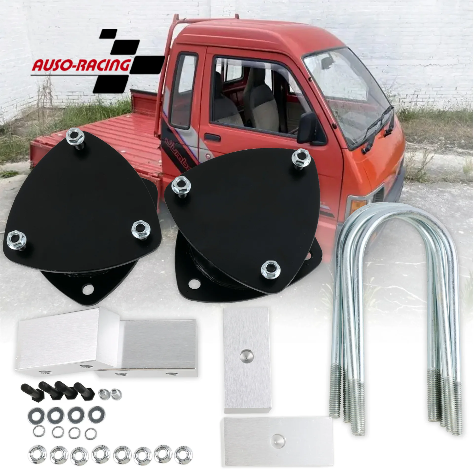 Suspension Lift Kit Shock Absorber Lift Aluminum Alloy fit for Hijet Truck S200 Series 2WD 4WD