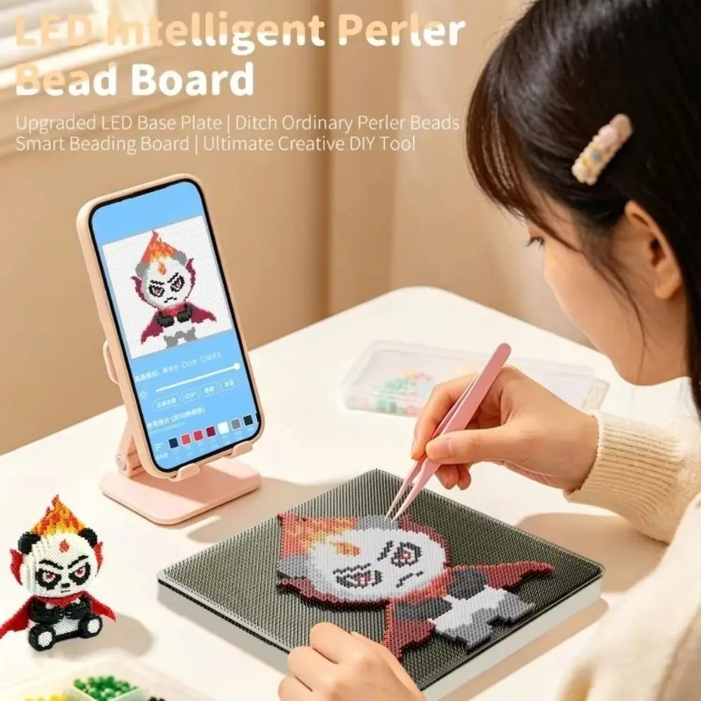 2.6mm Beads Smart Fuse Beads Boards Heat Resistant Bluetooth Programmable Hama Beads Pegboards Efficient App Controlled
