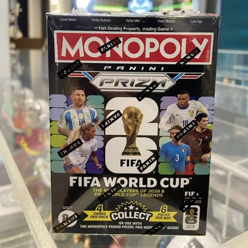 2026 Panini Prizm Monopoly FIFA World Cup Soccer Booster Blaster Box Official Genuine Collectible Trading Cards Periphery Gifts