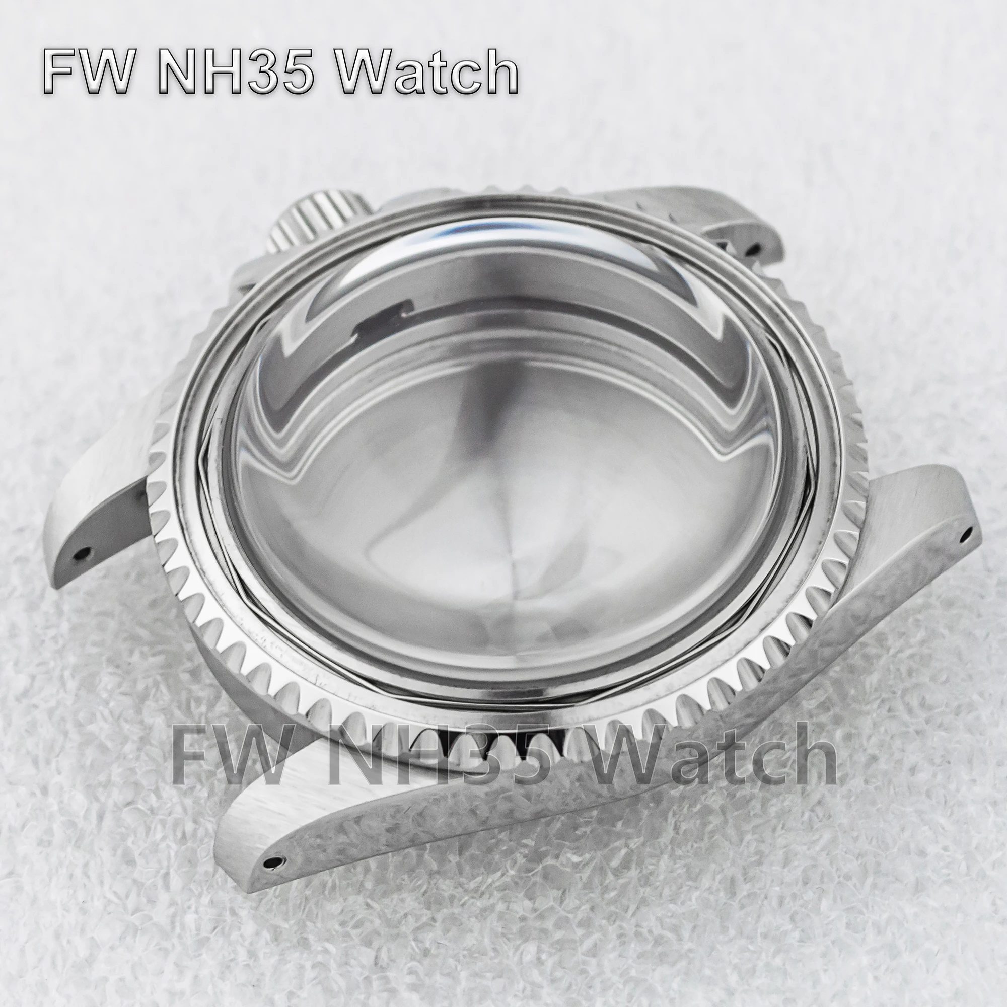 NH35 Case Solid Stainless Steel 39mm Retro Watch Case for SUB GMT Watch Mod Accessories Watch Case Fit NH34/NH35/NH36 Movement