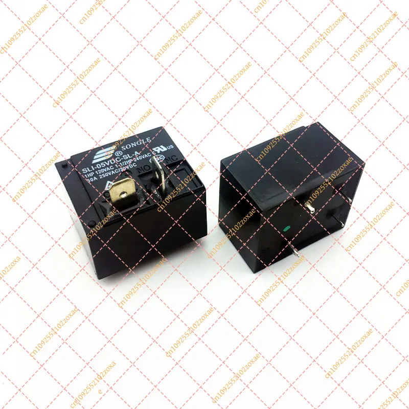 10PCS/Lot SLI-05VDC-SL-A SLI-12VDC-SL-A SLI-24VDC-SL-A Power Relay, 5V 12V 24V 4Pin 30A Relay