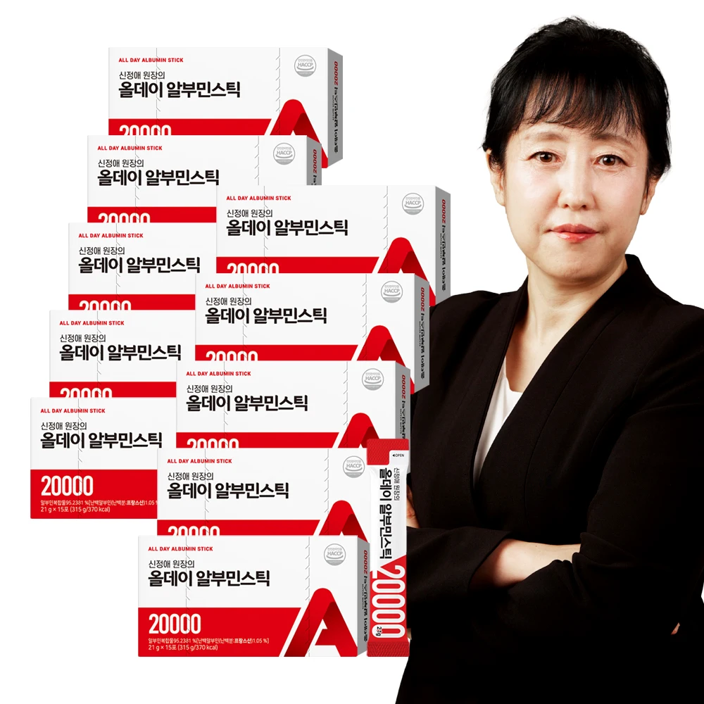 Shin Jeong-ae طبيب الطب الشرقي طوال اليوم ألبومين ستيك 20000 15po X 10 Box (00934-10) #1