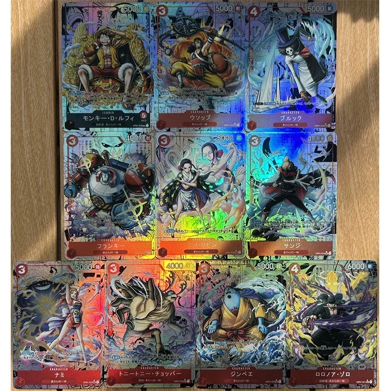 Juego de batalla ACG de una pieza para niños, cartas Flash de Anime, Zoro, UTA, Perona, Nami, Hancock, juguetes coleccionables, regalo de cumpleaños