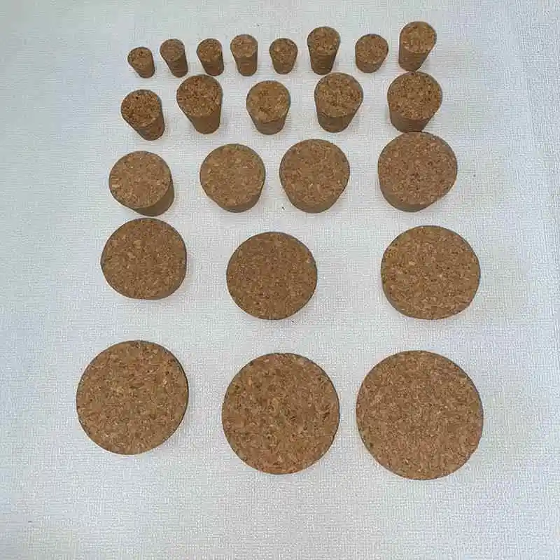 Multiple Sizes Ceramic Corks Glass Test Tube Wish Bottle Composite Softwood Stoppers Restaurant Bar Dining Supplies