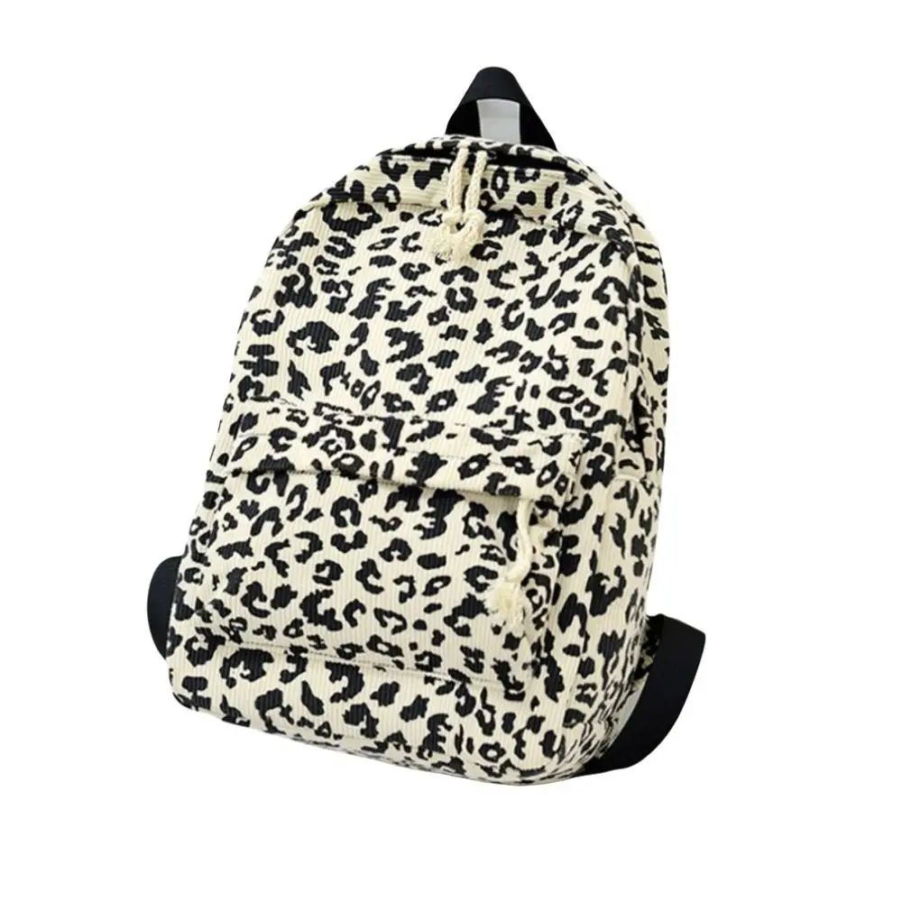 

Leisure Leopard Print College Student Bag Large Capacity Lightweight School Bag Travel Bag School