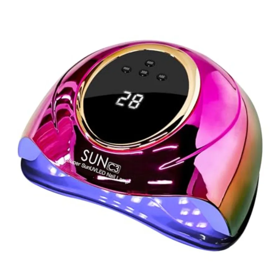 

Professional UV Light for Gel Nails - 63 LED Beads with Auto Sensor 4 Timer Settings High-Power LED/UV Lamp for Fast Curing Sal