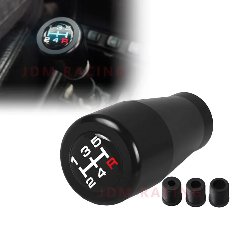 Universal 5 Speed Manual Transmission Short Throw Gear Shift Knob Head 7cm Stylish Aluminum Shifter Lever Gear Shifter Head