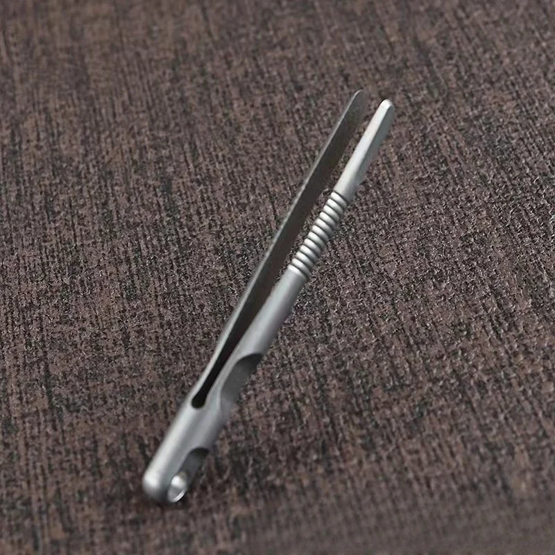 Imagem -05 - Portátil Titanium Alloy Pinças Mini Pinças Tc4 Edc Survival Tool ao ar Livre Camping Viagem Caminhadas