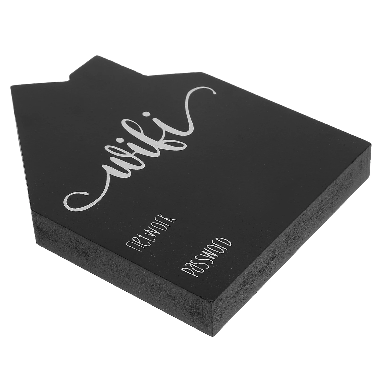 

1pcs Wooden Wifi Password Blackboard Sign Display Home Office Guest Room Decor Hotel Network Sign Reminder