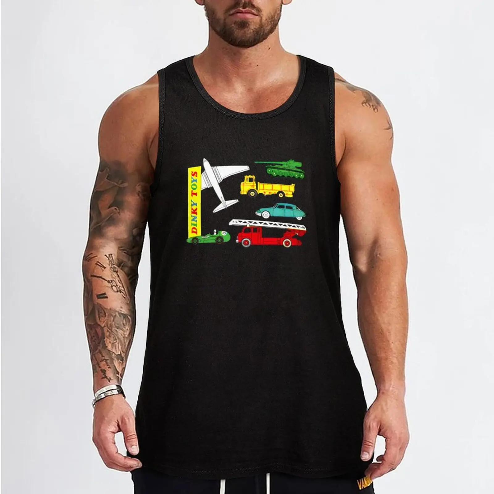 DINKY TOYS CATALOGUE Tank Top bodybuilding new in tops & t-shirt Men gym sportswear gym accessories men