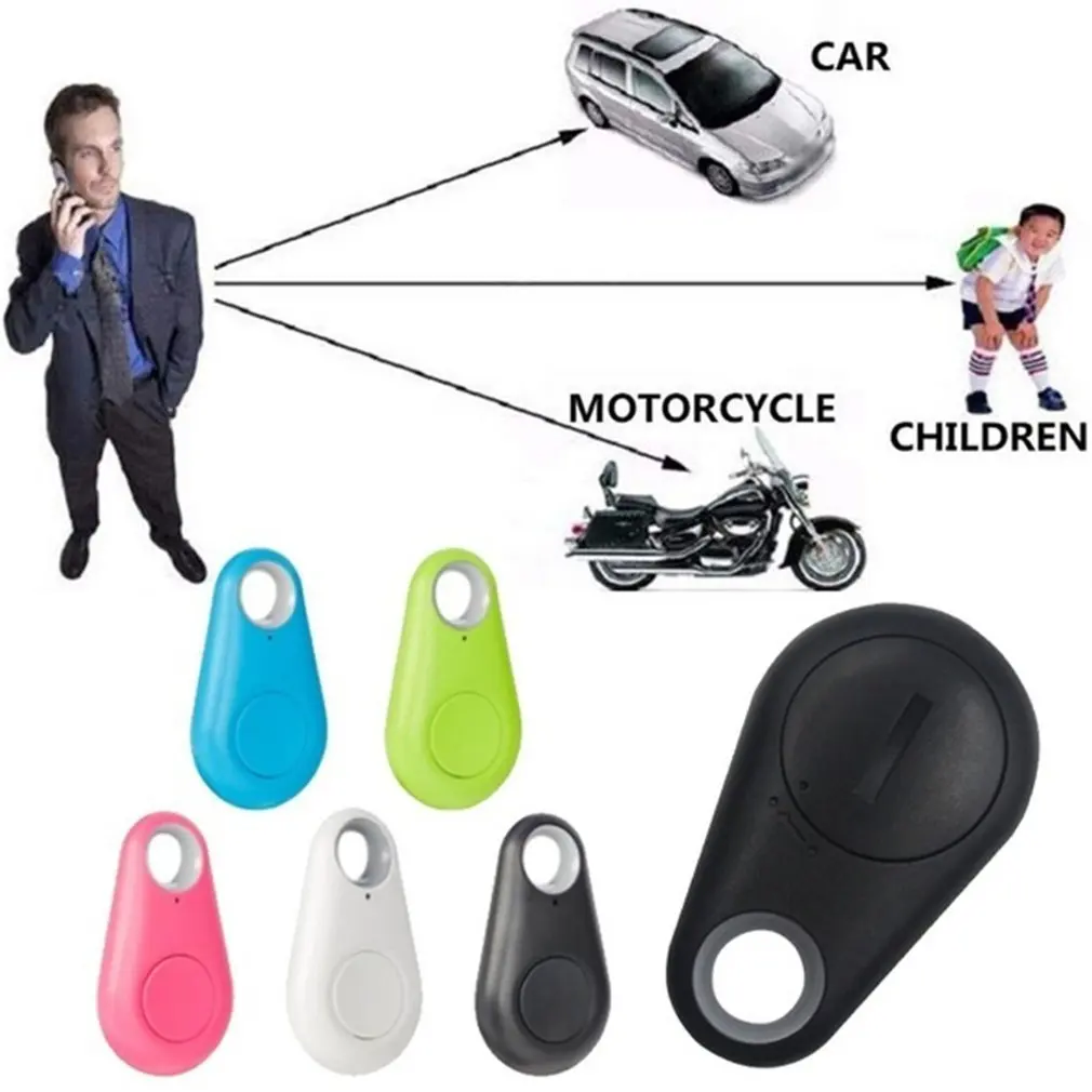 Bluetooth GPS Tracker Mini Fashion Smart Pets Anti Lost Alarm Wireless Child Bag Wallet Key Finder Locator