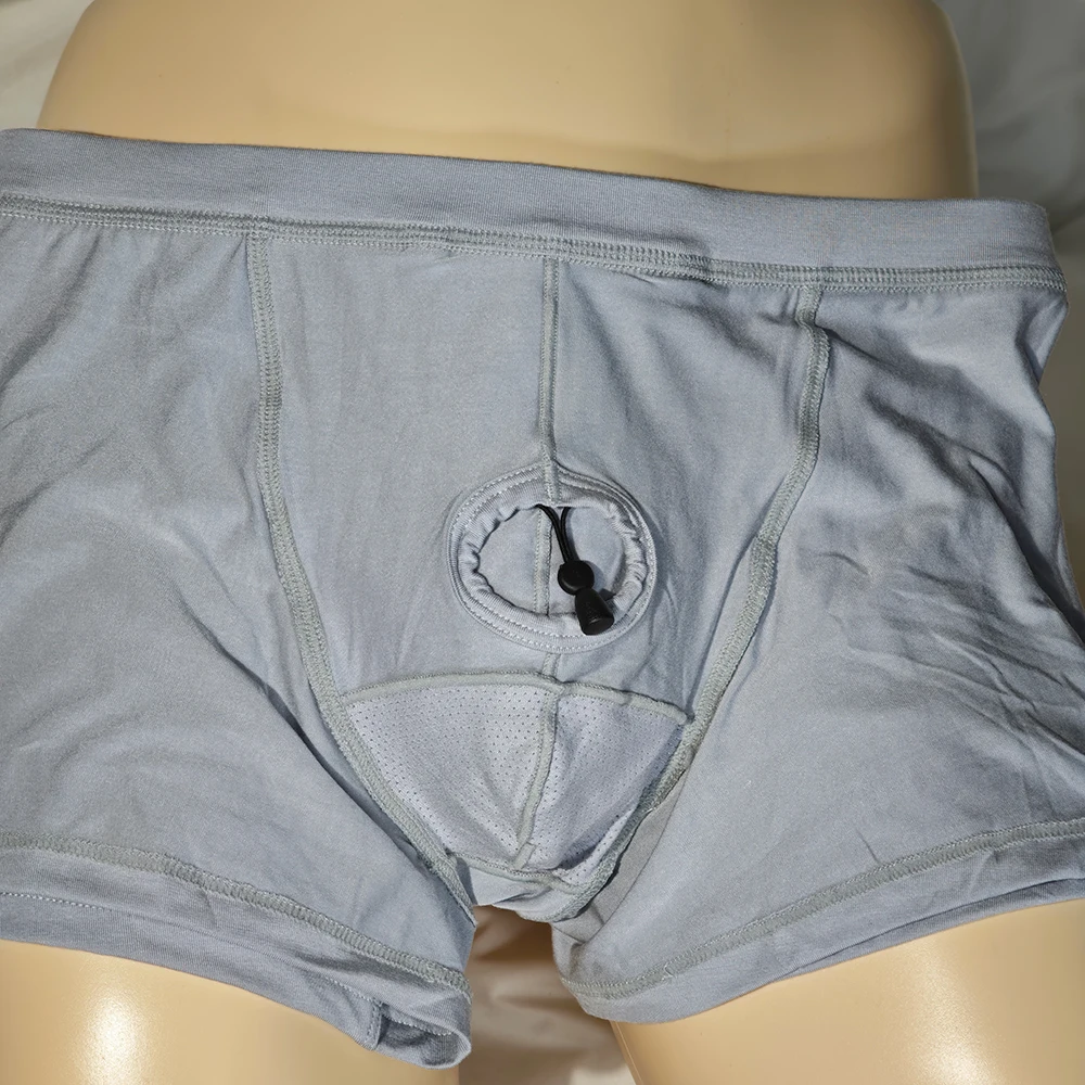 Man Foreskin Sexy Underwear Physical Therapy Penis Pouch Open Hole Enhance Briefs Sex Ability Improve Sex Ability Modal Lingeire