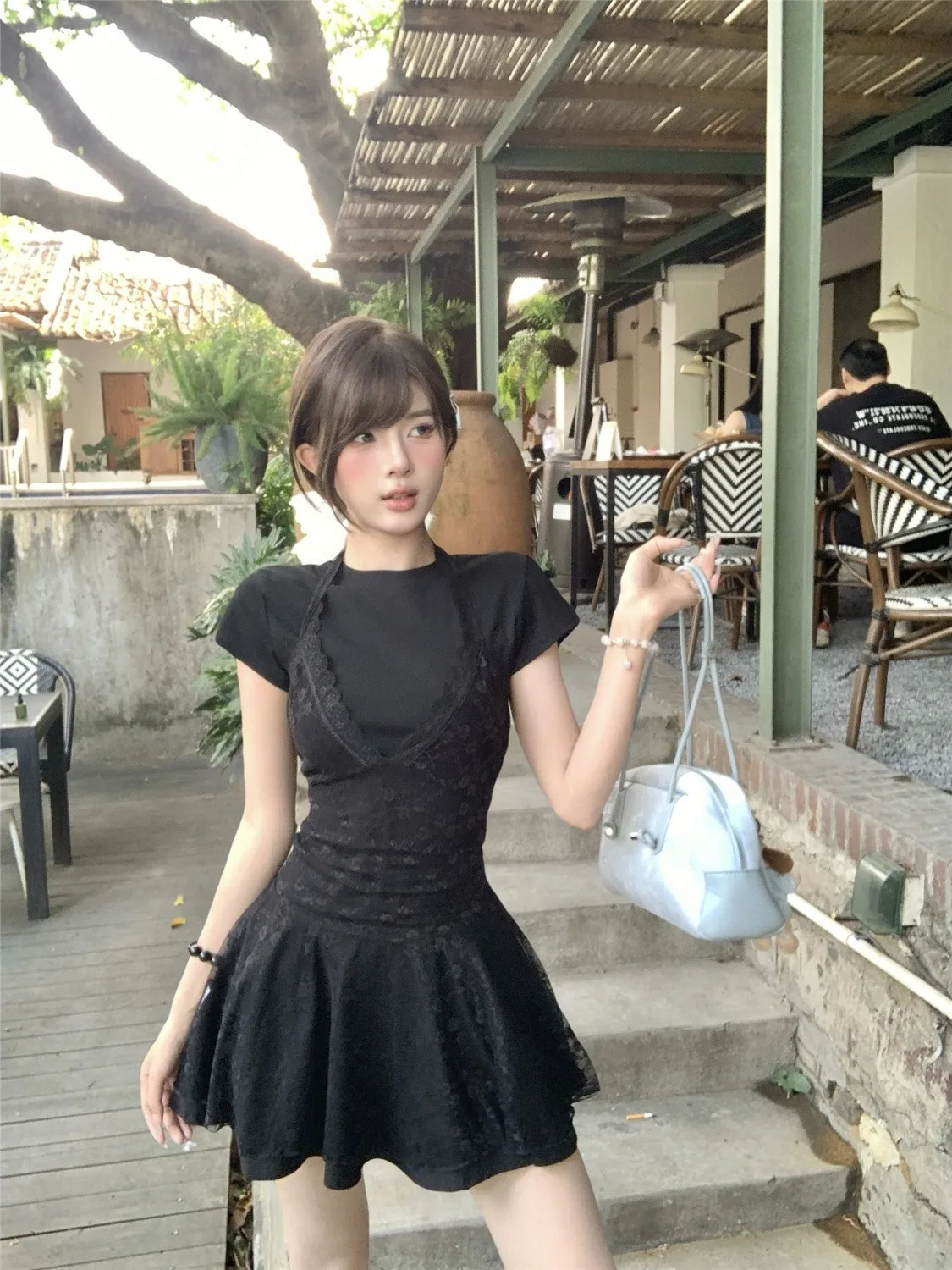 

Сексуальный комплект из двух предметов с кружевной отделкой Pure Desire, круглый летний комплект Ne ort Sve для молодых женщин, удобная дышащая хлопковая одежда...