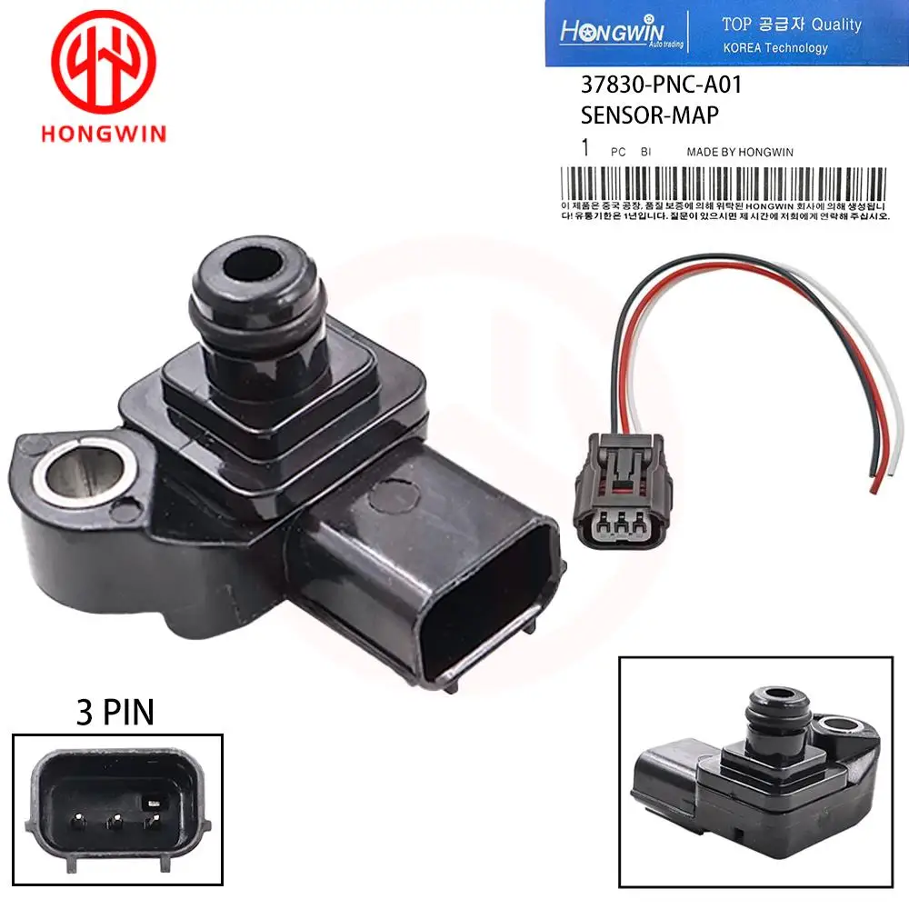 37830-PNC-A01 Manifold Pressure MAP Sensor For Honda Accord VII Tourer Civic VII Coupe  Hatchback Saloon CR-V Mk 37830-RNA-A01