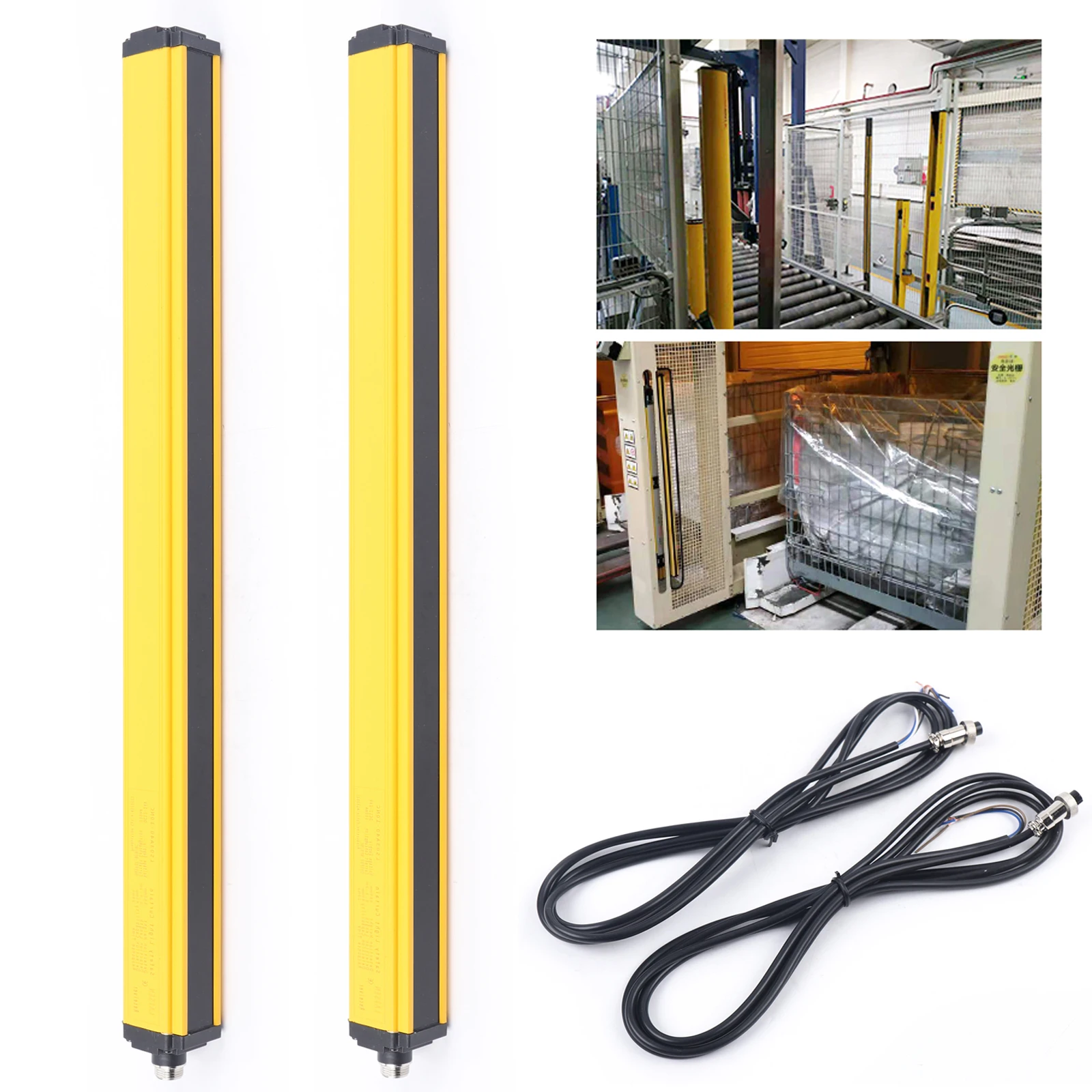 Safety Barrier Grating Sensor Switch, Non-material Barrier Safety Barrier, 2.2m Sensor Switch 3m Detection Distance