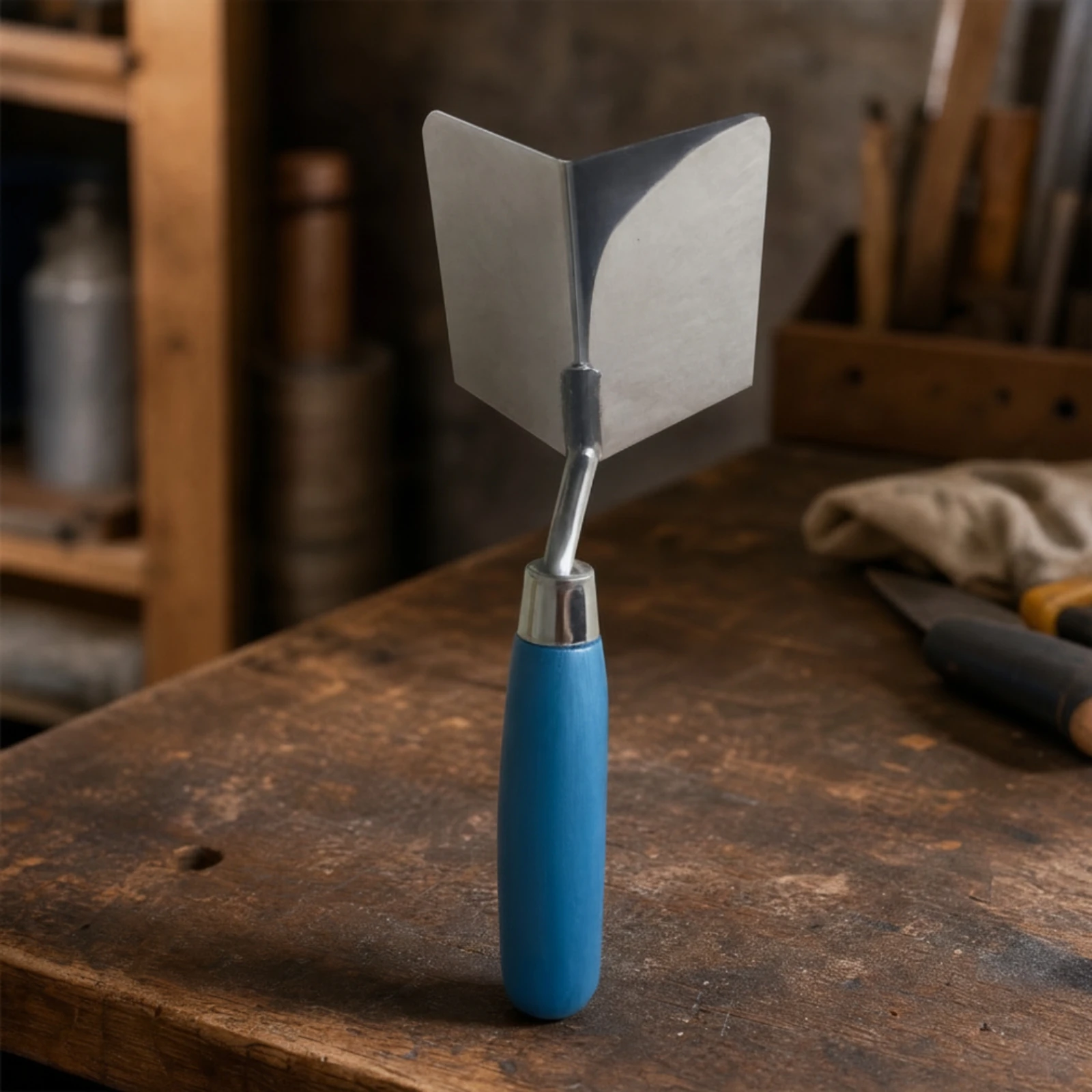Stainless-Steel Corner Finishing Tool Rust-Resistant Corner Finishing Trowel Reinforced Practical for Plasterers