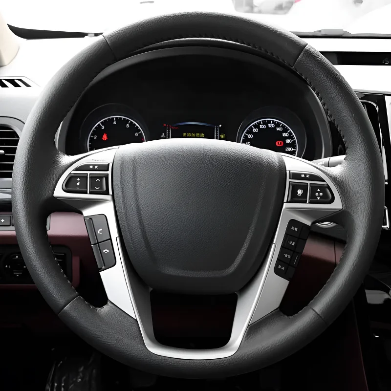 

Для моделей BYD Swift 12-18. Сшитый вручную чехол на руль, легкий и дышащий, полный дизайн модификации.