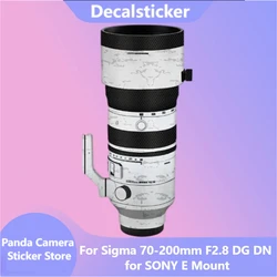 For Sigma 70-200mm F2.8 DG DN for SONY E Mount Lens Sticker Protective Skin Decal Anti-Scratch Protector Coat 70-200/F2.8 DGDN