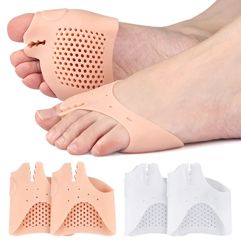 

Forefoot Pad Hallux Valgus Toe Divider Flip-flops Toe Overlap Big Toe Bone Anti-abrasion Forefoot Pad Day And Night Orthosis