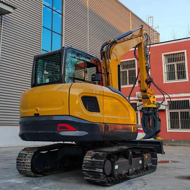Free Shipping EPA Engine Kubota 6.5 Ton New Crawler Digger Bagger Mini Excavator customized Mini Small Excavators