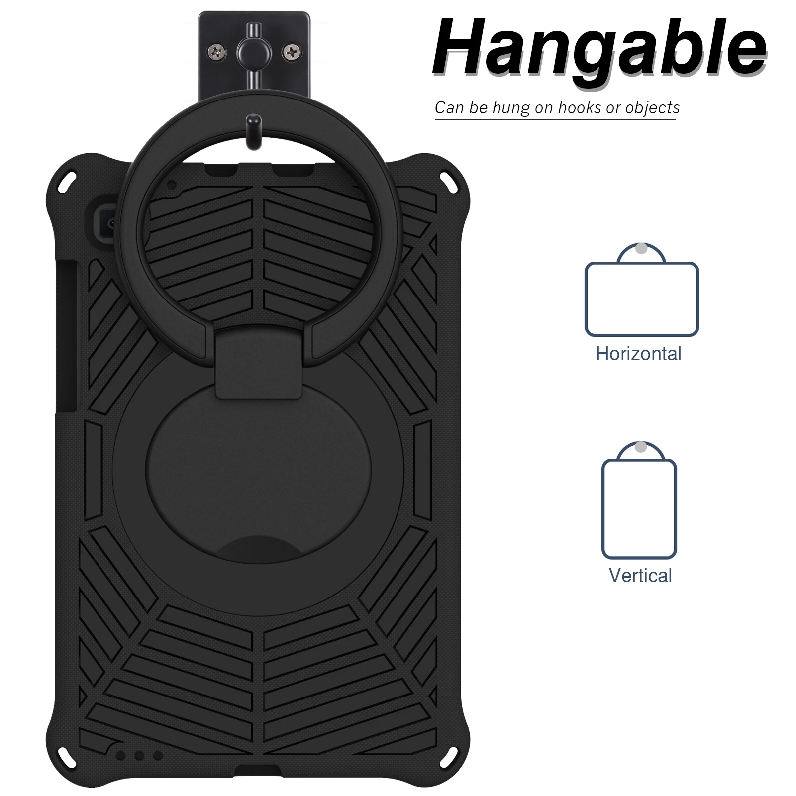 Rotating Case For Samsung Tab S6 Lite SM-P620 625 610 613 A8 10.5 SM-X200 205 207 A7 10.4 T500 S6 S5e A 1.0 T510 EVA Stand Cover