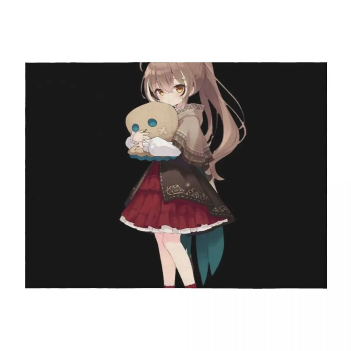 

Nanashi Mumei - Hololive Throw Blanket Large Sofas Quilt Comforter Blankets