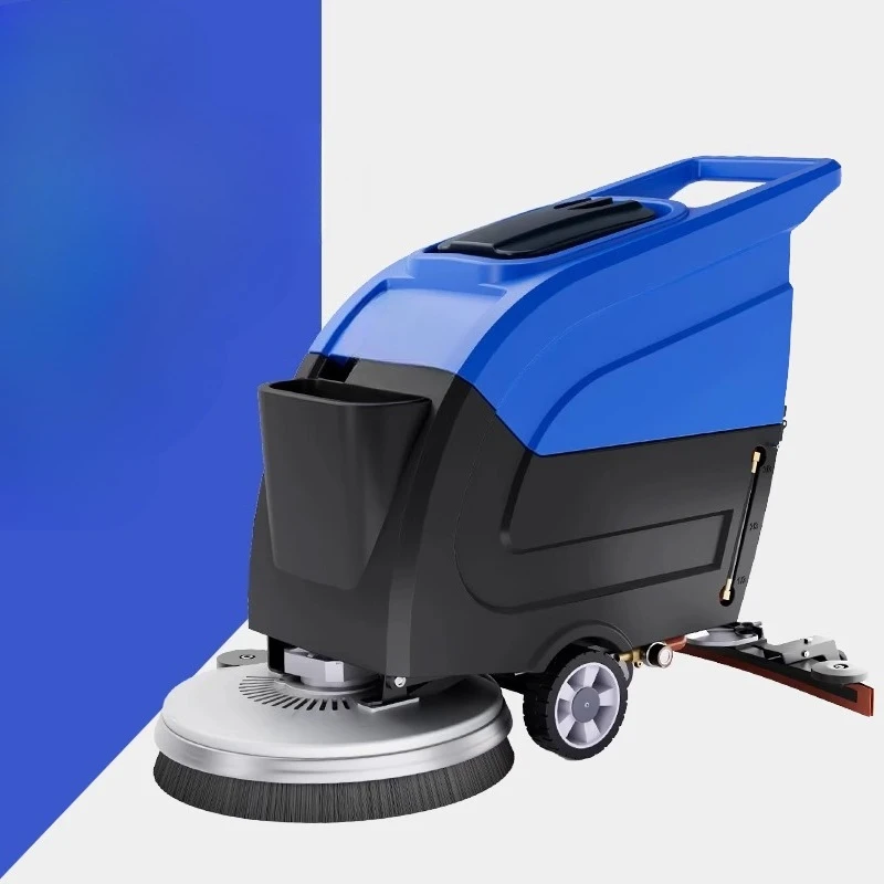 

Коммерческая электрическая подметально-уборочная машина для торговых центров с функциями всасывания и тяги, ручная, интегрированная