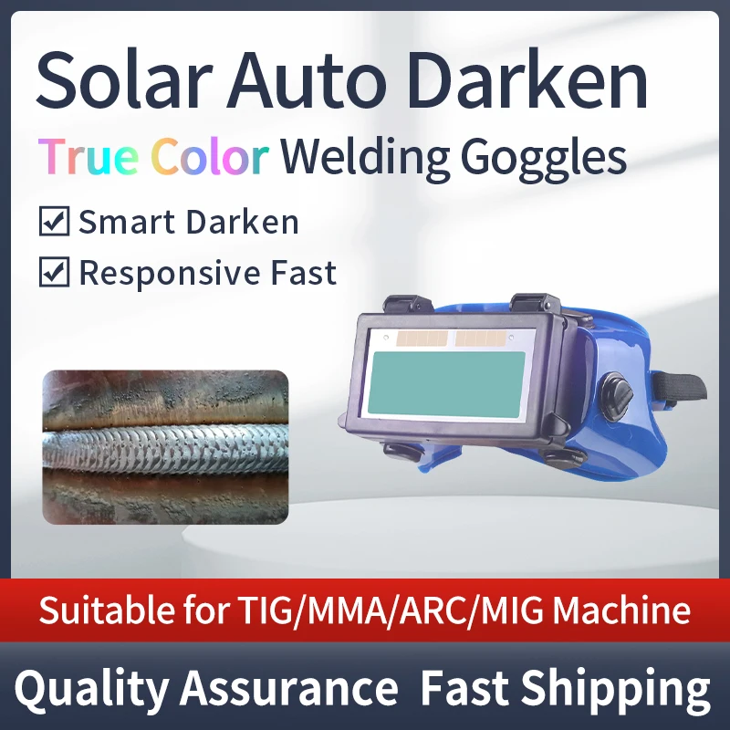 Solar Auto Darkening True Color Welding Mask Welding Helmet Eyes Goggle/Welder Glasses Arc Protection Helmet for Welding Machine view 2